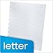 Ampad Letter-sized, Wide-ruled Refill Sheets for Ampad Versa Crossover Notebook, White, 40 Sheets (25-617)