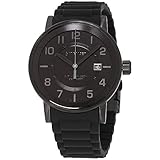 Wenger Men's 'Attitude Outdoor' Swiss Quartz Stainless Steel and Silicone Casual Watch, Color:Black (Model: 01.0341.112)
