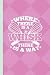 Where There is a Whisk There is a Way: Blank Recipe Book to Write in. Chef Notes Organizer for Pastr by 