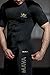 Mava Sports Compression Short Sleeve Shirt for Men - Baselayer Athletic Workout T-Shirt for Gym Workout