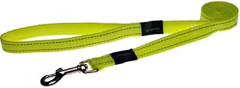 Rogz Utility Day Glo Fixed Lead Fan Belt, Large, Dayglo