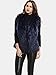 Anna&Chris Womens Soft Sleeveless Faux Fur Vest Gradient Waistcoat Jacket