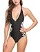Avidlove Women's One Piece Swimsuit Halter Floral Print Bathing Suit