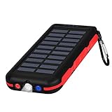 Portable Charger Power Bank Solar Charger 25000Mah Waterproof Batter Pack For Tablet & CellPhone & More