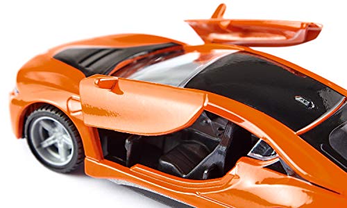 siku 2348, BMW i8 LCI, Orange/Schwarz, Metall/Kunststoff, 1:50, Öffenbare Türen, Abnehmbare Reifen – Bild 3