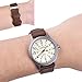 Ritche 20mm Quick Release Classic Vintage Leather Watch Band for Omega x Swatch Moonswatch Compatible with Samsung Gear S2 Watch Brown Genuine Leather Watch Bands for Men