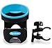 Button-Lock Universal Cup Holder for Walker/Wheelchair/Rollator (Black)