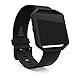 Fitbit Blaze Bands, Silicone and Magnetic Loop Stainless Steel Replacement Accessories for the Fitbit Blaze, Large, Small, Universal Sizes. Multiple Colors. By Teak