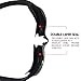 Swim Goggles | Swimming Goggles For Men Women Adults - Best Non Leaking Anti-Fog UV Protection Clear Vision - Free Goggle Case Nose and Ear Plugs Black Mirrored | U-FIT