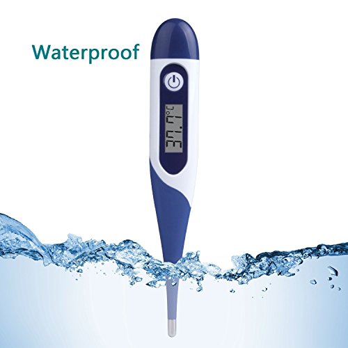 CtopoGo Medicina oral termómetro para la fiebre prueba Flexible Punta