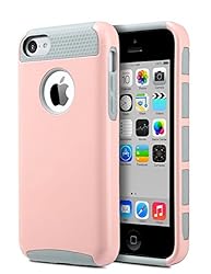 vanki iPhone 5C Case 2in1Cases Hybrid With Soft TPU
