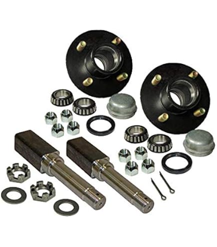 RIGID HITCH INCORPORATED Square Stock - Axe D'essieu De Remorque Pour Roulements I.D De 2,5 Cm