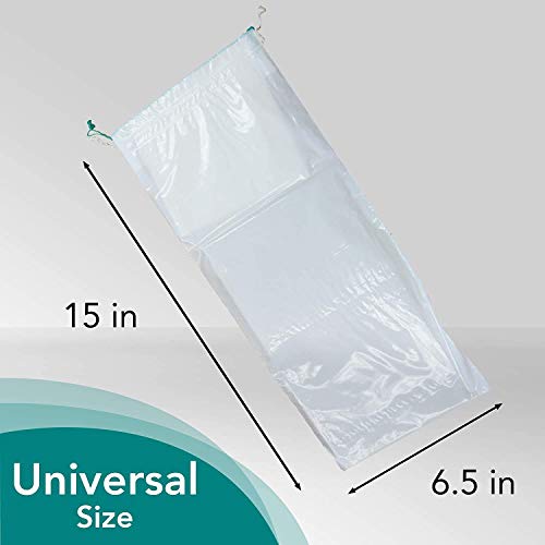 Carebag Medical Grade Male Urinal Bag with Super Absorbent Pad, 20 Count Travel Urinal for Men