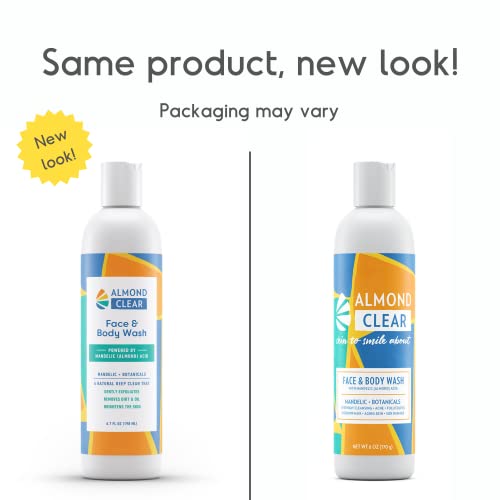 Almond Clear Face & Body Wash for acne & folliculitisprone skin