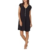 Eileen West Sleepwear & Loungewear for Women - Modal Jersey Knit Collection - Soft Lightweight Short Nightshirt