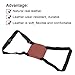 Luggage Straps for Suitcase Add a bag Belt tsa Approved Heavy Duty Adjustable Travel Attachment Accessory- Brown Genuine Leather