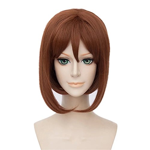 Kadiya Character Play Cosplay Wigs Short Brown Girl Women Full Fashion Anime Hair
