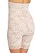 Bali Women's Shapewear Lace 'N Smooth Hi-Waist Thigh Slimmer, Rosewood, Medium