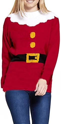 SCO New Womens Ladies Xmas Novelty Christmas Plus Size Knitted Warm Jumper