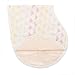 aden + anais Silky Soft Metallic Burpy Bib, 100% Viscose bamboo Muslin, Soft Absorbent 4 Layers, Multi-Use Burp Cloth and Bib, 22.5” X 11”, Single,  Primrose