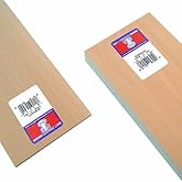 Midwest Products 4404 - Paquete de hojas de tilo de calidad microcortada, 0.125 x 4 x 24 pulgadas