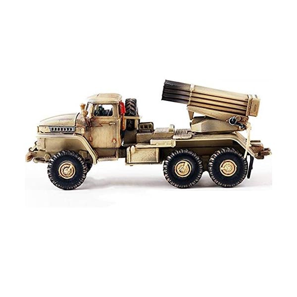 XHH Panzermodell Militärisches Panzermodell, BM-21 Hagelraketenwerfer im Maßstab 1:72 Russland-Legierungsmodell… – Bild 8
