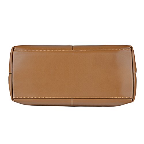 Tote Handbags,COOFIT Fashion Purses and Handbags for Women PU Leather Purse Tote Bag Brown - Thumbnail 5