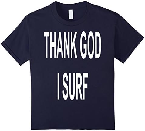 Kids Thank god Isurf Tshirt 6 Navy