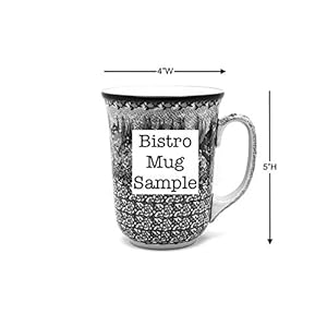 Polish Pottery Mug – 16 oz. Bistro – Huckleberry