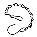 8 Pack 9.5 Inches Hanging Chains for Bird Feeders, Billboards, Chalkboards, Planters and Decorative Ornaments (Black)