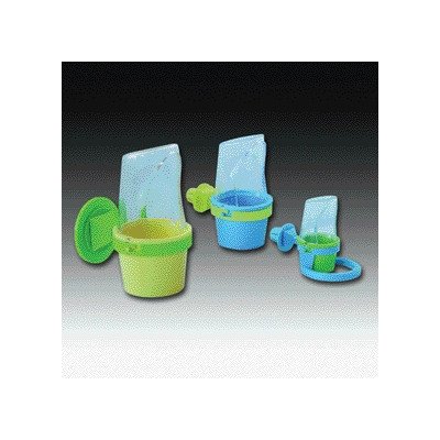 JW Pet Clean Cup Bird Feed and Water Cup Size: Medium (10.75″ H x 4″ W x 6.75″ D)