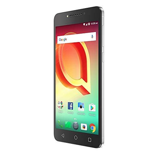 Alcatel A50 (16GB) 5.2" HD Screen, Front-facing Flash, and Android 7.1 Nougat GSM Factory Unlocked, US Warranty [Metal Silver] (Certified Refurbished) - Thumbnail 2