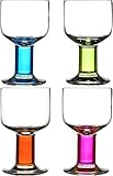 Sagaform Hand-Blown All Purpose Wine Glasses, Set of 4
