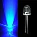 50pcs x Superbright 10mm Round Blue LED Light Lamp 2pin 10mm Blue led 6000MCD