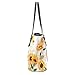InterestPrint Sugar Skull Women's Leather Tote Shoulder Bags Handbags