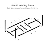 Bslemon-8-GPU-Fanless-Stackable-Miner-Aluminum-Mining-Frame-Mining-Rack-Black-Mining-Rack-for-Mining-Bitcoin-Crypto-Coin-CurrencyV3C-EthereumETH-MoneroXMR-SiacoinSC