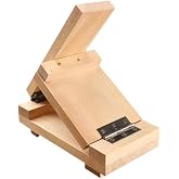 DECHOUS Wooden Dumpling Wrapper Presser Dough Pressing Mold Kitchen Gadget for Making Dumplings Biscuits and Other Shapes Simple Manual Press Tool for Home and Restaurant Use