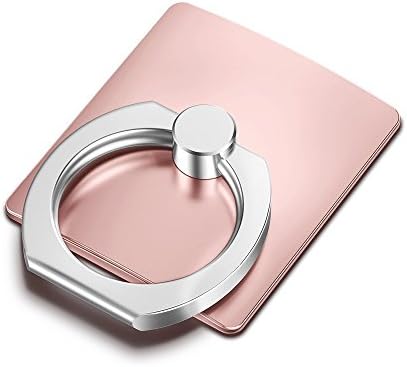 NMPB Cell phone holder,Universal Smartphone Ring Grip Stand Car Mounts for Iphone (Rose Gold)