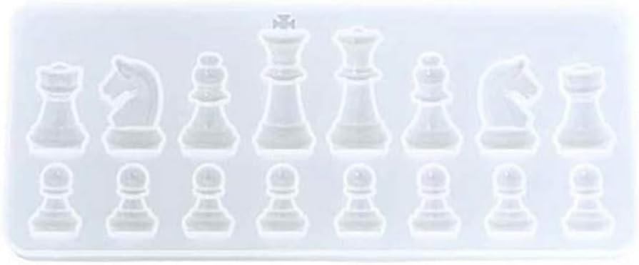 Connoworld Baking Tool Chess Pieces Silicone Mold Jewelry Making Epoxy Mould DIY Handmade Crafting Tool