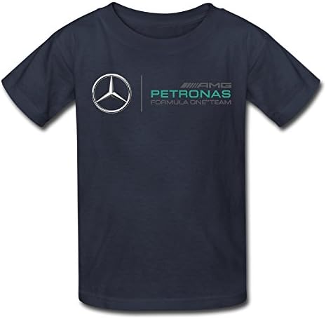 WOOBE Teen Mercedes AMG Petronas Formula One Team T Shirts For Boys / Girls