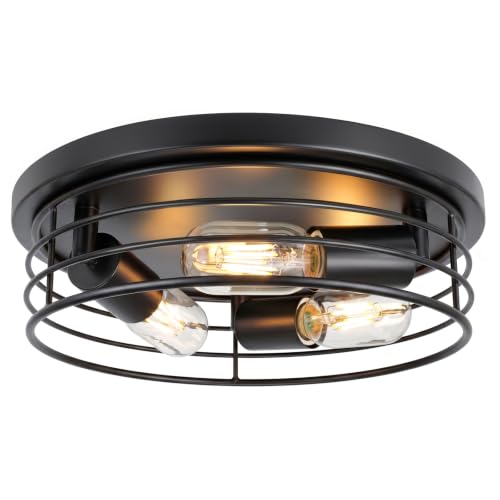 OOWOLF 3-light Farmhouse Ceiling Light Fixture