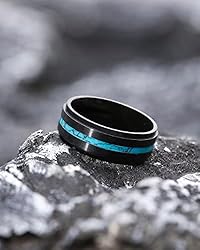 LerchPhi Titanium Custom Engrave Rings For Men With