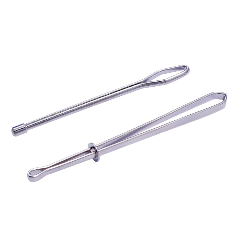 Milisten 4pcs Drawstring Threader Steel Bodkin Needles Threader Drawstring Replacement Tool for Wool Yarn Ribbon Elastic Tape Threading Sewing Tool