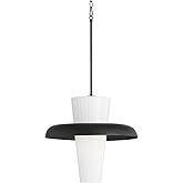 Quorum Lighting 8227-20-59 Pendant, 1-Light 100 Watts, Matte Black