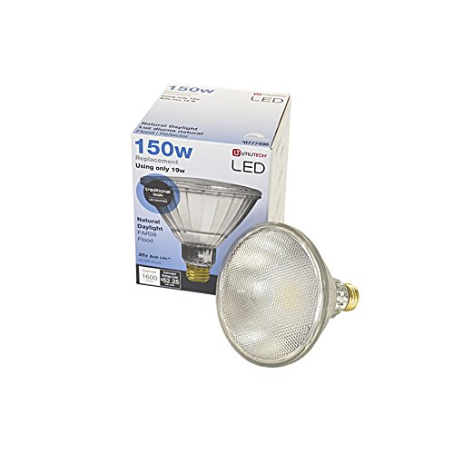 Utilitech pro 150 w equivalent dimmable daylight par38 led flood …