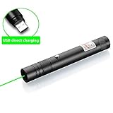 WORD GX Green Light Pointer High Power Visible Beam for Hunting Hiking with USB Rechargeable