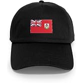 CafePress Bermuda Flag Map Cap Adjustable Baseball Cap