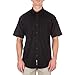 5.11 Tactical Cotton Tactical Short Sleeve Shirt, Black, X-Large