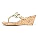 White Mountain Womens Abra Open Toe Casual Wedged Sandals