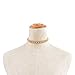 suchadaluckyshop mbb Women Gold Choker Collar Bow Rhinestone Crystal Pendant Chain Necklace Jewelry F